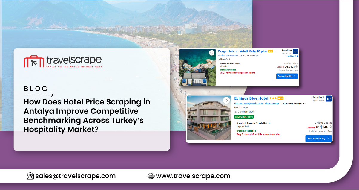 Hotel Price Scraping in Antalya Across Turkey’s Hospitality Market